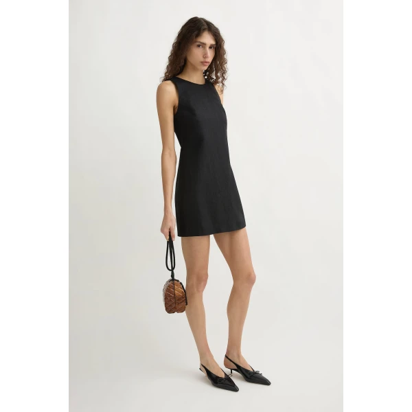 Posse Ellen Mini Dress - Black – sustainable Dresses in Black from Australian designer at Luxury Shoes .