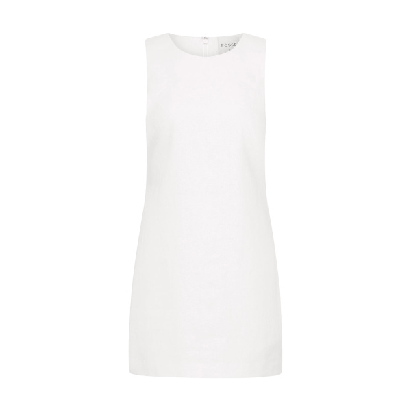 Ellen Mini Dress - Ivory by Posse the Label ‚Äì luxury dresses in Ivory available at Luxury Shoes 