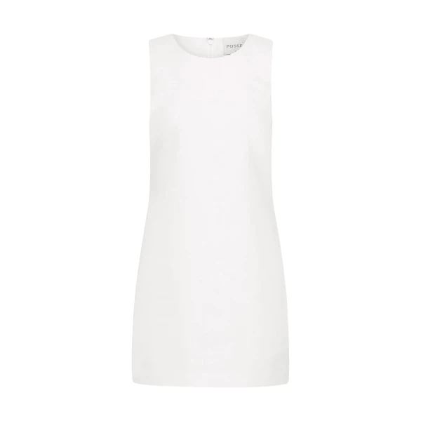 Ellen Mini Dress - Ivory by Posse the Label ‚Äì luxury dresses in Ivory available at Luxury Shoes 
