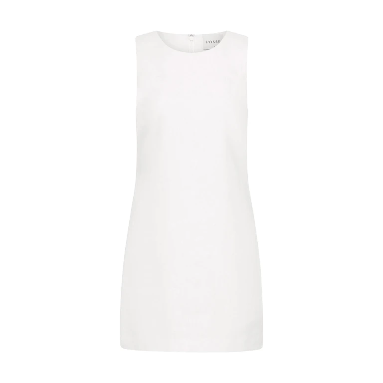 Ellen Mini Dress - Ivory by Posse the Label ‚Äì luxury dresses in Ivory available at Luxury Shoes 