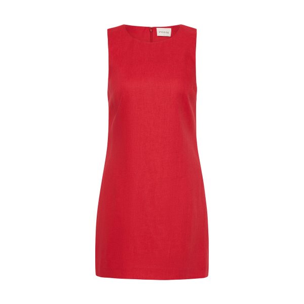 Ellen Mini Dress - Red by Posse the Label ‚Äì luxury dresses in Red available at Luxury Shoes 