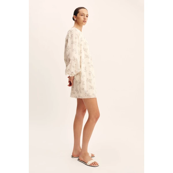 Posse Elodie Dress - Blue Blooms – sustainable Dresses in Blue from Australian designer at Luxury Shoes .