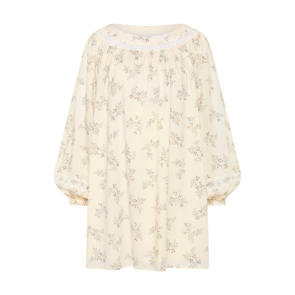Elodie Dress - Blue Blooms by Posse the Label ‚Äì luxury dresses in Blue available at Luxury Shoes 