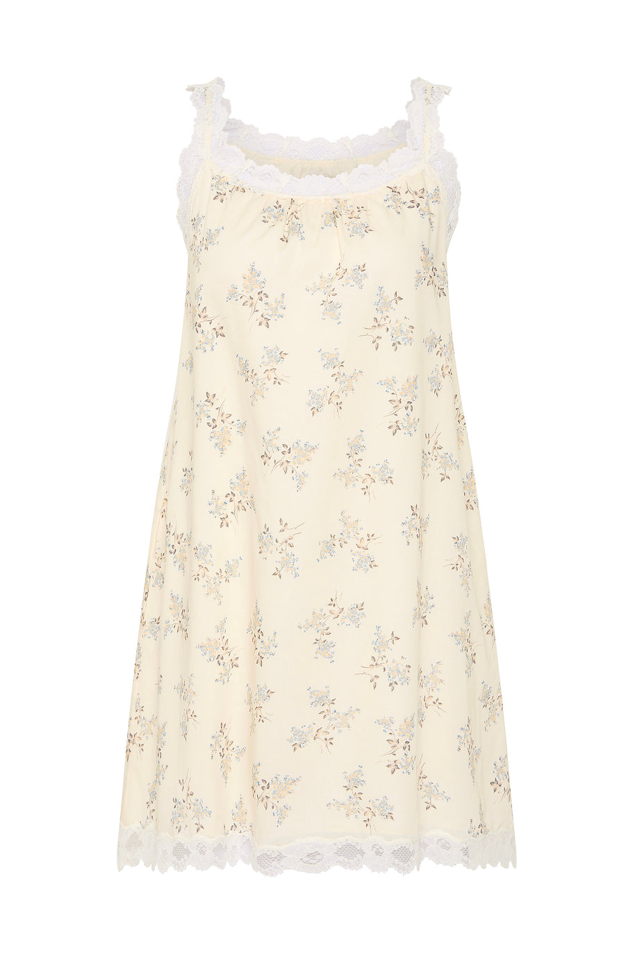 Posse The label Elodie Mini Dress – Blue Blooms