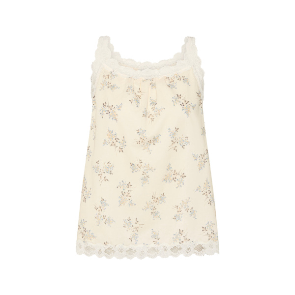 Elodie Top - Blue Blooms by Posse the Label ‚Äì luxury tops in Blue available at Luxury Shoes 