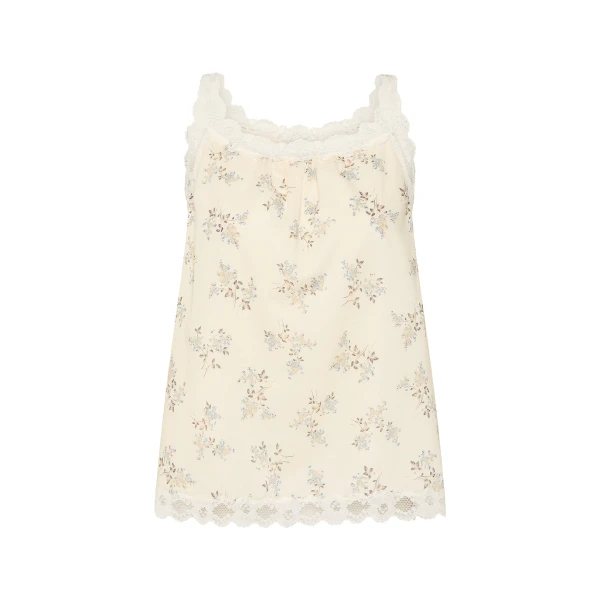 Elodie Top - Blue Blooms by Posse the Label ‚Äì luxury tops in Blue available at Luxury Shoes 