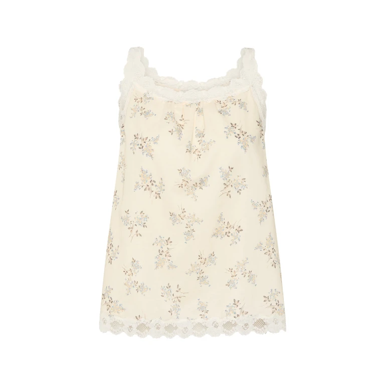 Elodie Top - Blue Blooms by Posse the Label ‚Äì luxury tops in Blue available at Luxury Shoes 