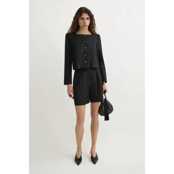 Posse Emma Jacket - Black – sustainable Jackets in Black from Australian designer at Luxury Shoes .