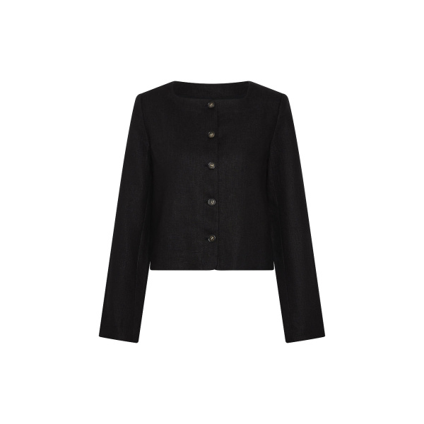 Emma Jacket - Black by Posse the Label ‚Äì luxury jackets in Black available at Luxury Shoes 