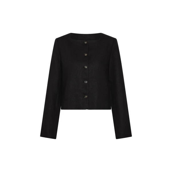 Emma Jacket - Black by Posse the Label ‚Äì luxury jackets in Black available at Luxury Shoes 
