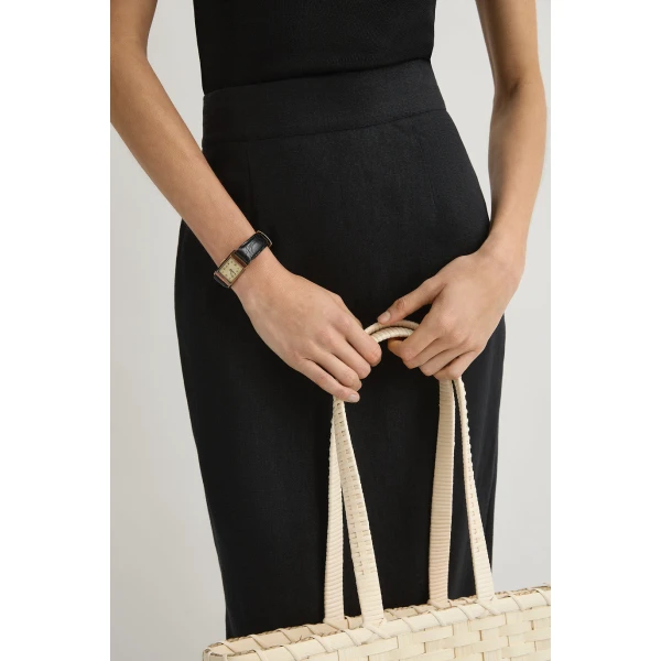 Posse Emma Pencil Skirt - Black – sustainable Skirts in Black from Australian designer at Luxury Shoes .
