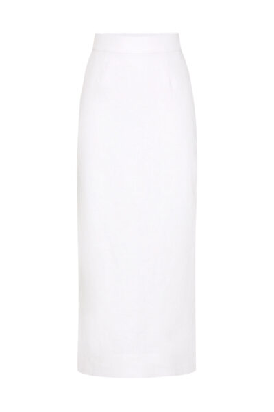 Emma Pencil Skirt - Ivory by Posse the Label ‚Äì luxury skirts in Ivory available at Luxury Shoes 