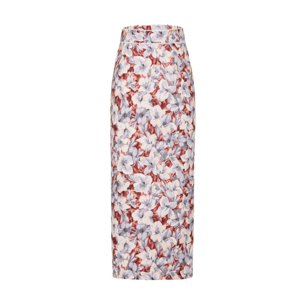 Emma Pencil Skirt - Lily Garden by Posse the Label ‚Äì luxury skirts in Multicolour available at Luxury Shoes 