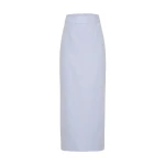 Emma Pencil Skirt - Silver Blue by Posse the Label ‚Äì luxury skirts in Blue available at Luxury Shoes 