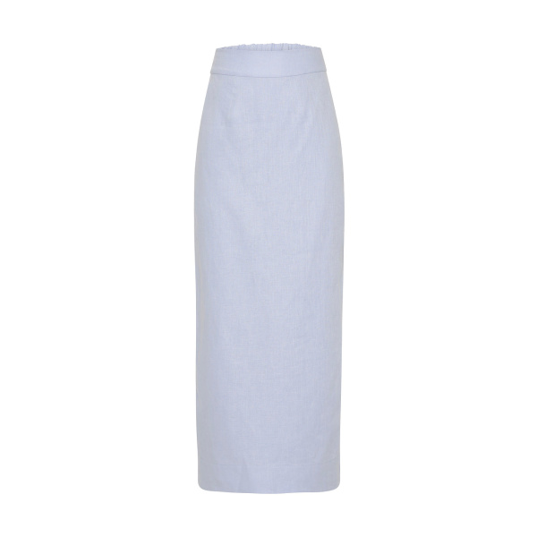 Emma Pencil Skirt - Silver Blue by Posse the Label ‚Äì luxury skirts in Blue available at Luxury Shoes 