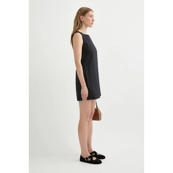 Posse Emma Shift Dress - Black – sustainable Dresses in Black from Australian designer at Luxury Shoes .