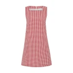 Emma Shift Dress - Red Gingham by Posse the Label ‚Äì luxury dresses in Red available at Luxury Shoes 