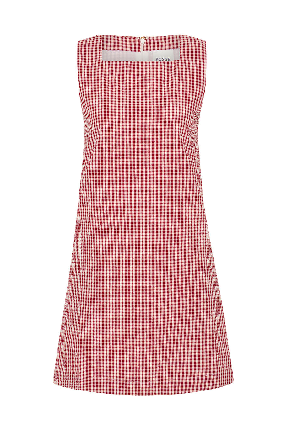 Posse The label Emma Shift Dress – Red Gingham