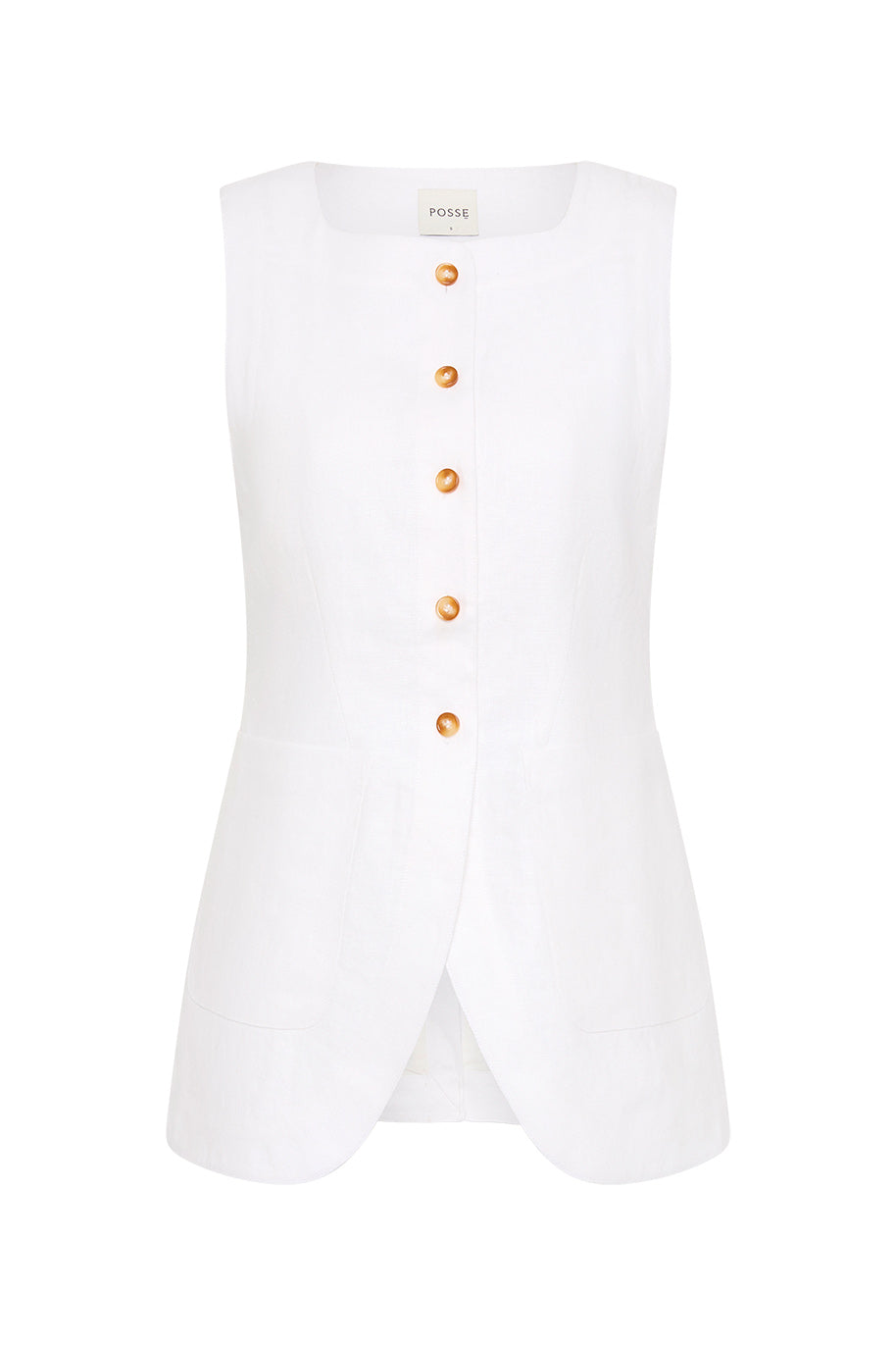 Posse The label Emma Vest – Ivory