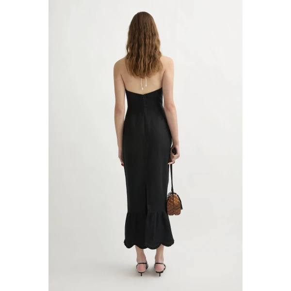 Posse Essie Strapless Dress - Black – sustainable Dresses in Black from Australian designer at Luxury Shoes .