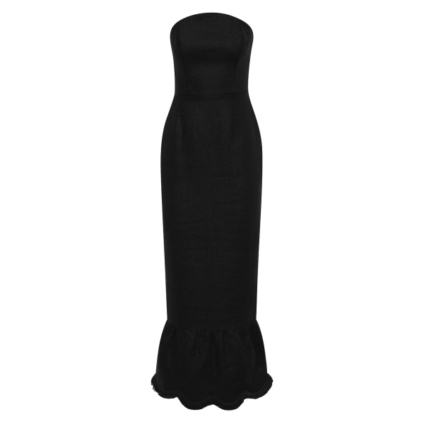 Essie Strapless Dress - Black by Posse the Label ‚Äì luxury dresses in Black available at Luxury Shoes 