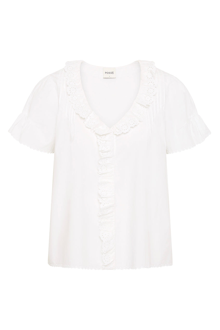 Posse The label Ezra Blouse – Vintage White