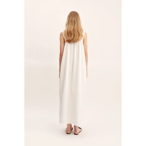 Posse Ezra Dress - Vintage White – sustainable Dresses in White from Australian designer at Luxury Shoes .
