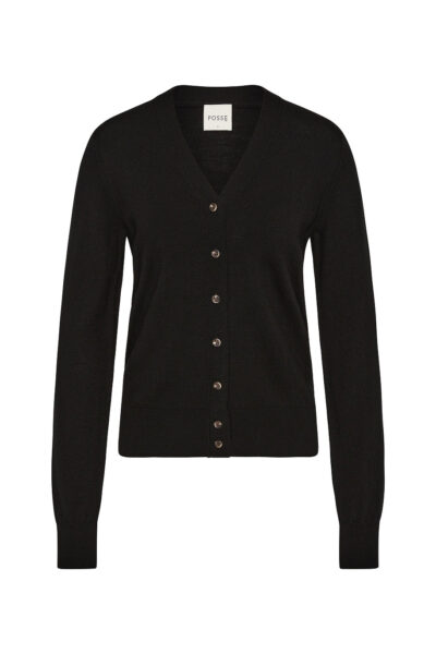 Finley Cardigan - Black by Posse the Label ‚Äì luxury knitwear in Black available at Luxury Shoes 