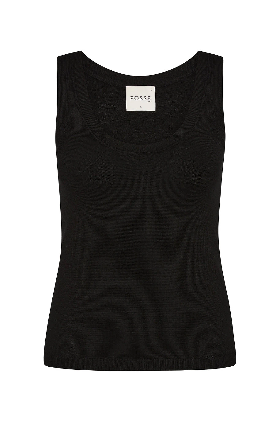 Posse Finley Tank - Black – Minimalist Sustainable Tops | Luxury Shoes Finley Tank - Black by Posse the Label ‚Äì luxury tops in Black available at Luxury Shoes