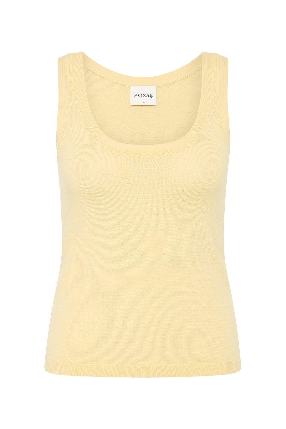 Posse The label Finley Tank – Butter Yellow Top