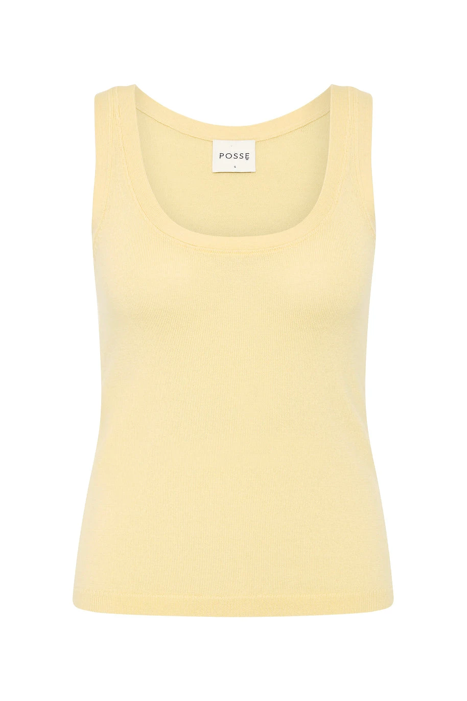 Posse Finley Tank - Butter Yellow – Minimalist Sustainable Tops | Luxury Shoes Finley Tank - Butter Yellow by Posse the Label ‚Äì luxury tops in Yellow available at Luxury Shoes
