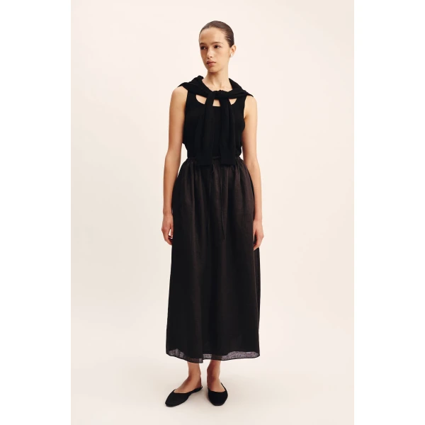 Posse Ginny Skirt - Black – sustainable Skirts in Black from Australian designer at Luxury Shoes .