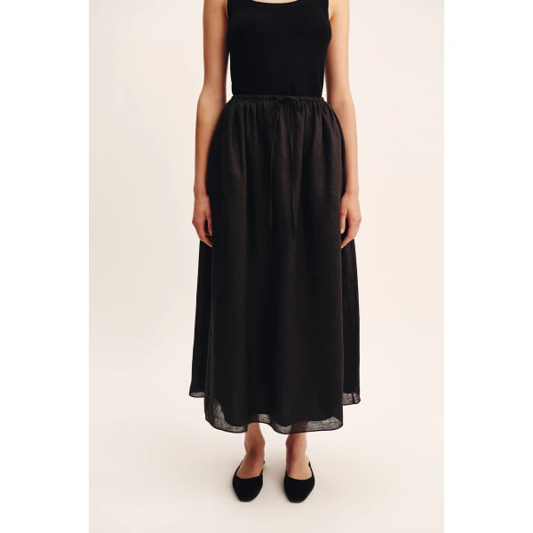 Posse Ginny Skirt - Black – sustainable Skirts in Black from Australian designer at Luxury Shoes .