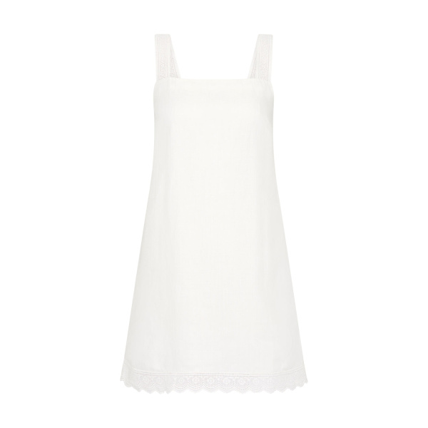Grace Mini Dress - Vintage White by Posse the Label ‚Äì luxury dresses in White available at Luxury Shoes 