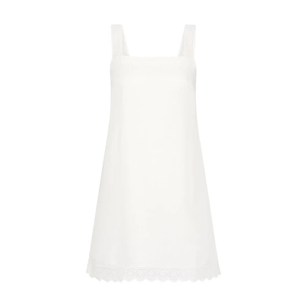 Grace Mini Dress - Vintage White by Posse the Label ‚Äì luxury dresses in White available at Luxury Shoes 
