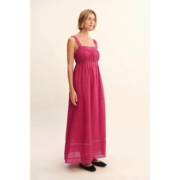 Posse Grace Shift Dress - Dragon Fruit – sustainable Dresses in Pink from Australian designer at Luxury Shoes .