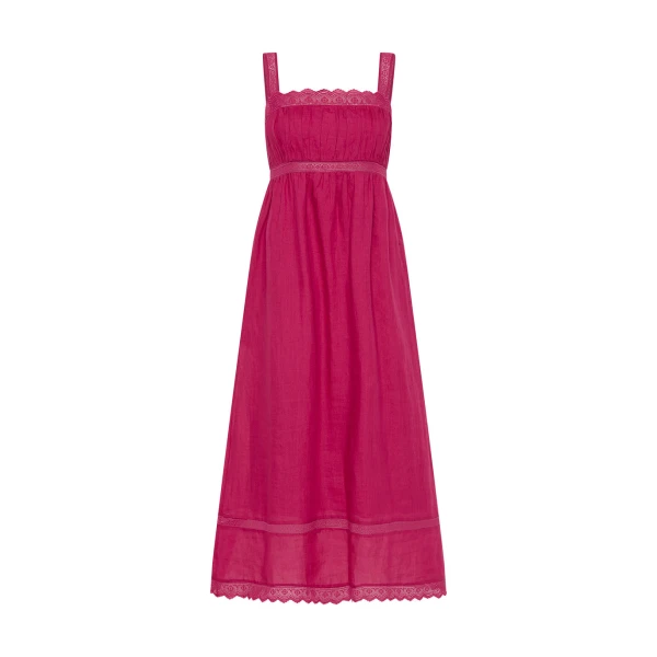 Grace Shift Dress - Dragon Fruit by Posse the Label ‚Äì luxury dresses in Pink available at Luxury Shoes 