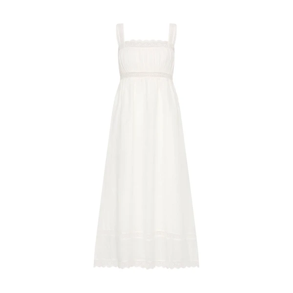 Grace Shift Dress - Vintage White by Posse the Label ‚Äì luxury dresses in White available at Luxury Shoes 
