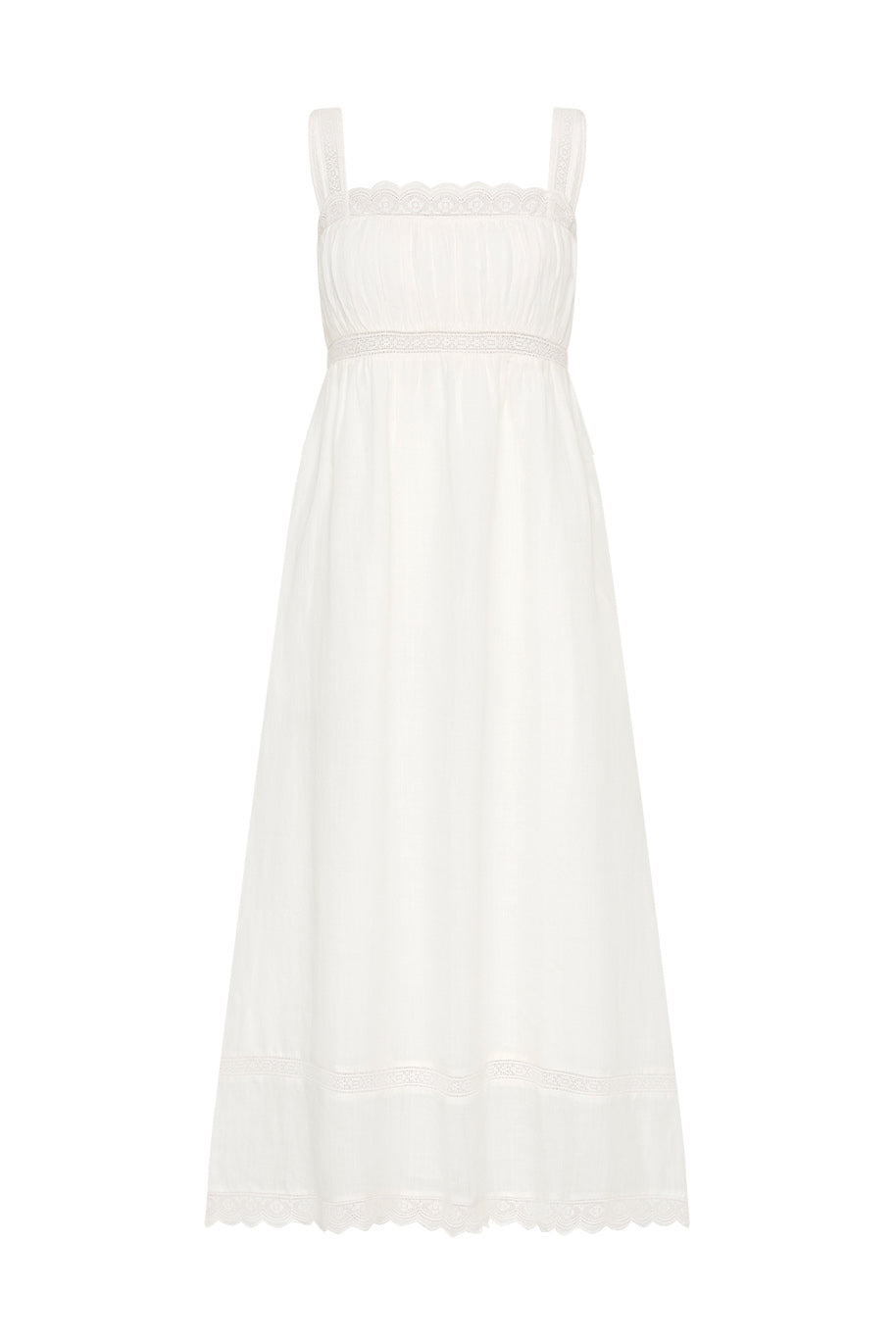 Posse The label Grace Shift Dress – Vintage White