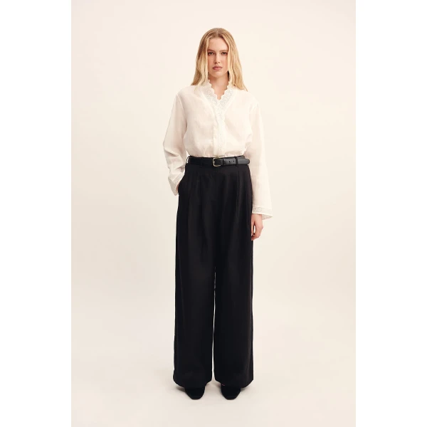 Posse Grace Shirt - Vintage White – sustainable Tops in White from Australian designer at Luxury Shoes .