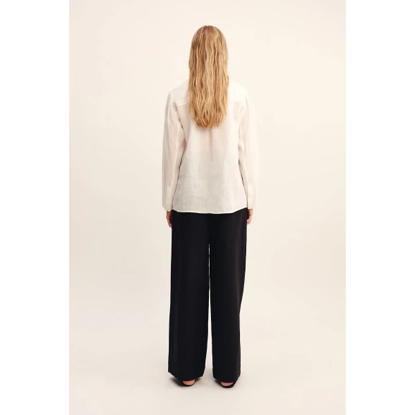 Posse Grace Shirt - Vintage White – sustainable Tops in White from Australian designer at Luxury Shoes .