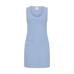 Posse Harlan Mini Dress - Blue – Minimalist Sustainable Dresses | Luxury Shoes Harlan Mini Dress - Blue by Posse the Label ‚Äì luxury dresses in Blue available at Luxury Shoes