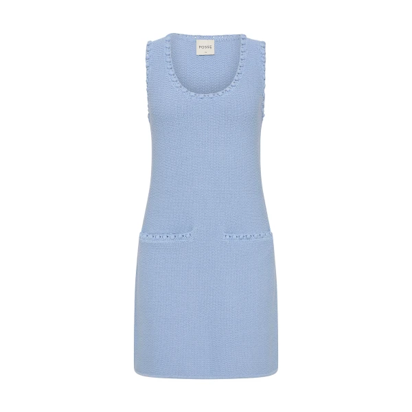 Harlan Mini Dress - Blue by Posse the Label ‚Äì luxury dresses in Blue available at Luxury Shoes 