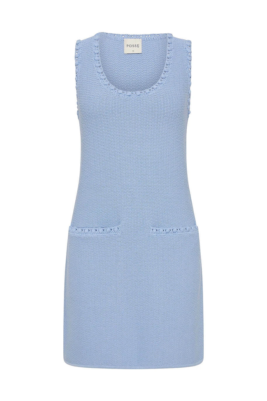 Posse Harlan Mini Dress - Blue – Minimalist Sustainable Dresses | Luxury Shoes Harlan Mini Dress - Blue by Posse the Label ‚Äì luxury dresses in Blue available at Luxury Shoes