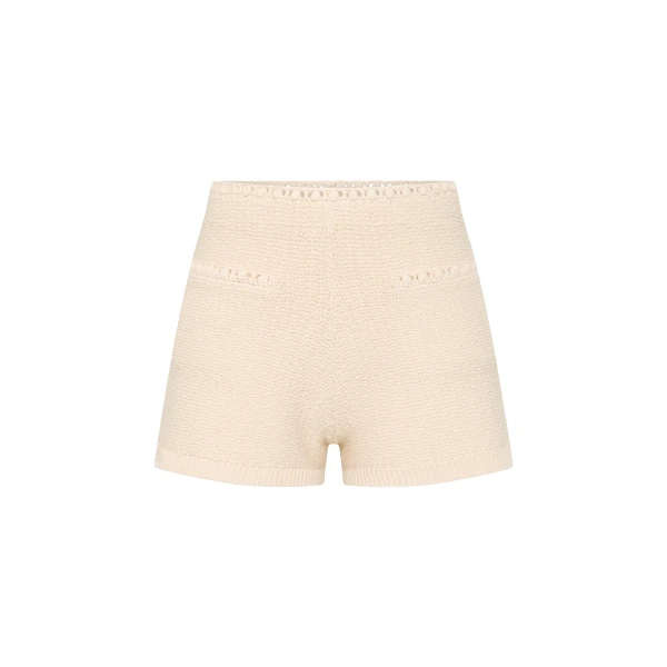 Harlan Short - Cream by Posse the Label ‚Äì luxury shorts in Ivory available at Luxury Shoes 