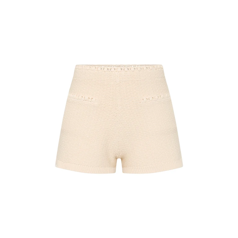 Harlan Short - Cream by Posse the Label ‚Äì luxury shorts in Ivory available at Luxury Shoes 
