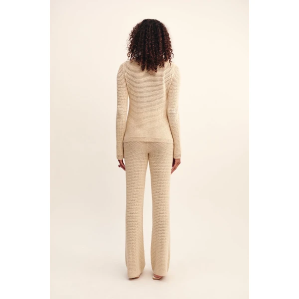 Posse Lennon Cardigan - Beige – sustainable Knitwear in Beige from Australian designer at Luxury Shoes .