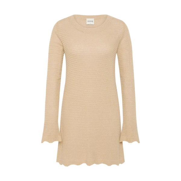 Lennon Mini Dress - Beige by Posse the Label ‚Äì luxury dresses in Beige available at Luxury Shoes 