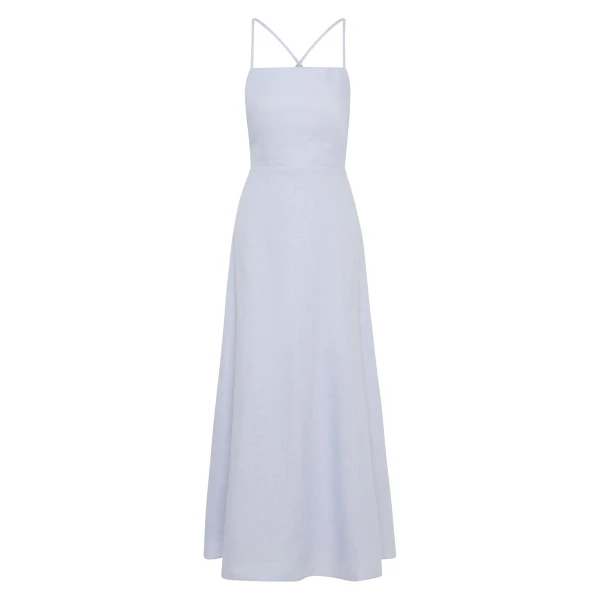Lori Dress - Silver Blue by Posse the Label ‚Äì luxury dresses in Blue available at Luxury Shoes 