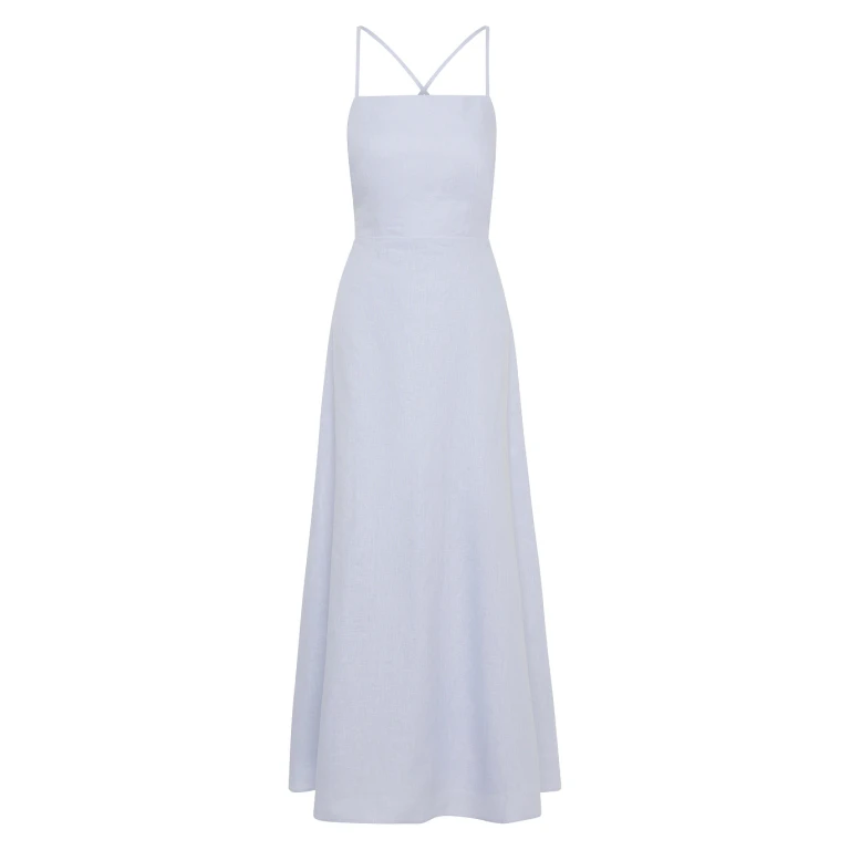 Lori Dress - Silver Blue by Posse the Label ‚Äì luxury dresses in Blue available at Luxury Shoes 